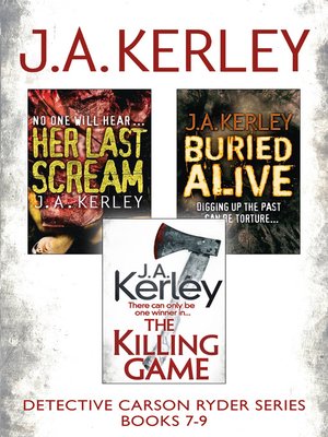 Detective Carson Ryder Thriller Series Books 7-9 - ebook